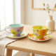Floral Porcelain Mug & Saucer 240 ml